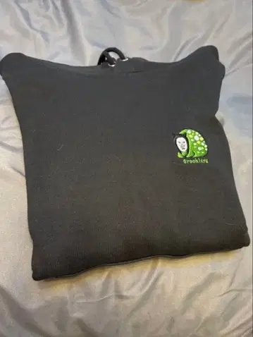 오로친유 그레이 후드티 L 사이즈