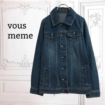 [ vous meme ] 데님 자켓 [ M ] 블루 계열 긴팔 데님 자켓