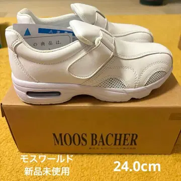 미사용 새상품 모스 월드 385 간호사 신발 24.0cm 화이트