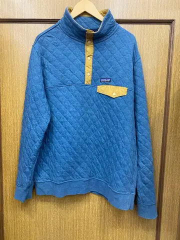 patagonia 오가닉 코튼 퀼트 스냅T 풀오버 L