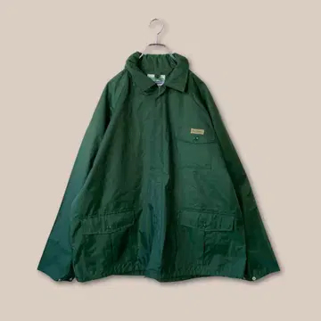 [ 해외 구제 의류 ] 나일론 자켓 러버 코팅 그린