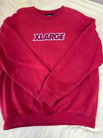 XLARGE 빨간색 로고 맨투맨 L 사이즈