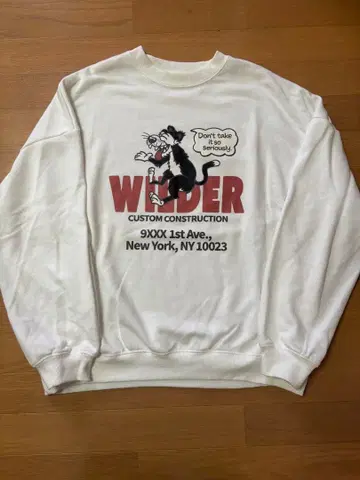 WILDER 프린트 트레이닝복 화이트