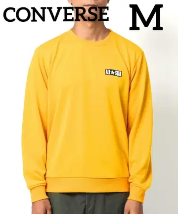 CONVERSE 컨버스 쭈리 트레이닝복 남성용 로고 풀오버 노랑