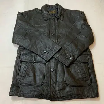 A/W SEAHOP CLUB 가죽 자켓 안감 퀼팅 LL