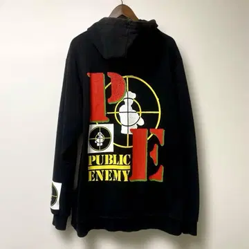 퍼블릭 에너미 후드티 XL