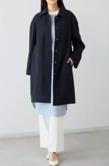 [ 미개봉 ] 쿠라무 스텐카라 코트 네이비 L 샵 채널