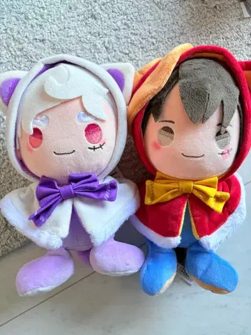 원피스 케모폰 봉제 인형 루피 기어5 ONE PIECE 2점 세트