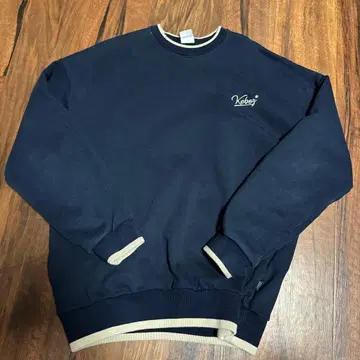 Keboz 네이비 맨투맨 S