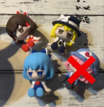 동방 Project 하쿠레이 레이무 키리사메 마리사 치르노 꼬마 피규어