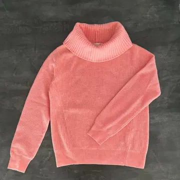 [ 미사용 새상품 ] 쿠미쿄쿠 울 캐시미어 믹스 하이넥 니트