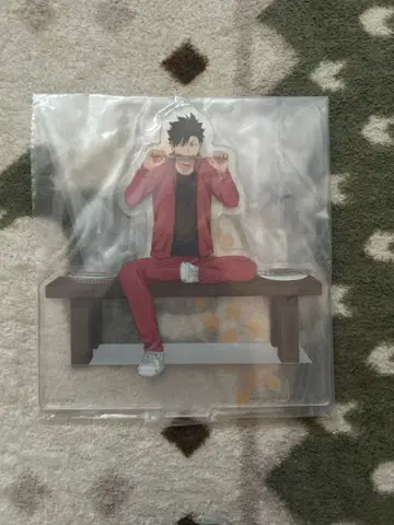 하이큐 밥 먹어 고기 먹어 채소도 먹어 쿠로오 테츠로 아크릴 스탠드