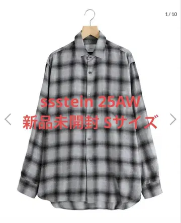 [ 완판템 미개봉 새상품 ] ssstein 레귤러 카라 셔츠 S 25AW