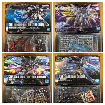 기동전사 건담 SEED 건담 프라모델 4세트 DESTINY FREEDOM