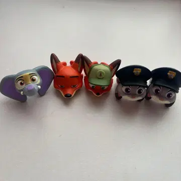 주토피아 패션 반지 5세트