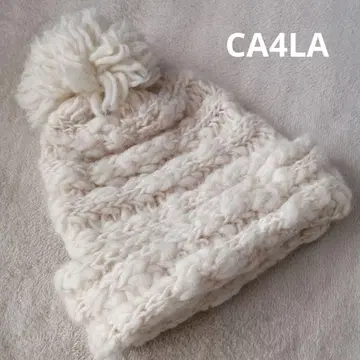 CA4LA 울 모자 니트 모자