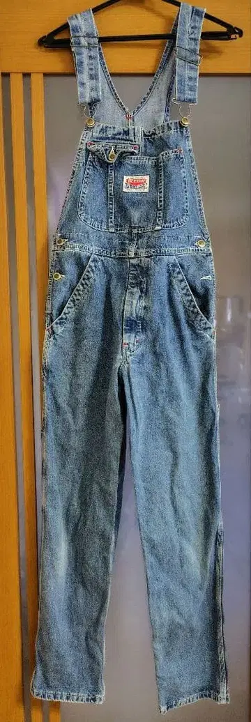 IKEDA 오버롤 블루