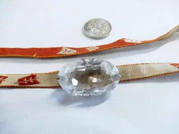 앤티크 투명 쿼츠 오비 고정 띠 다이쇼 로망 수정 오비 고정 띠
