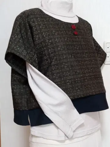 울/숏 기장 풀오버 사이즈 freee