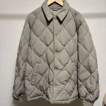 UNIQLO PUFFTECH 퀼팅 자켓 L 베이지 유니클로