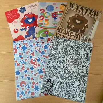 [재고 1세트만] 만박 한정판 미야쿠미야쿠 클리어 파일 5장 세트