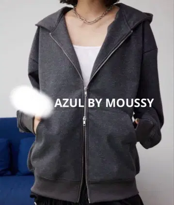 AZUL BY MOUSSY 라메 우라케 빅 후드티