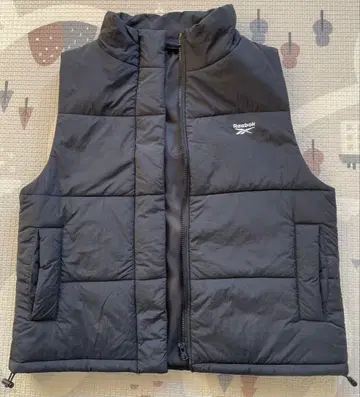 [ Reebox 리복 ] 충전솜 베스트 LL 블랙