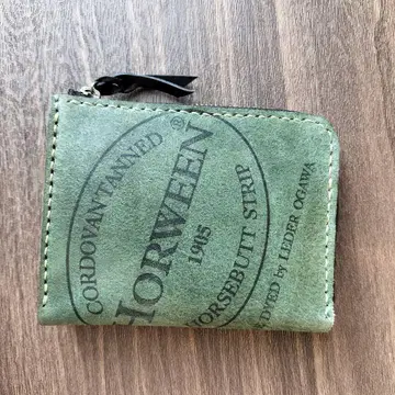 [ 레어 스탬프 ] 호윈 스탬프 호스바트 L자 지퍼 지갑