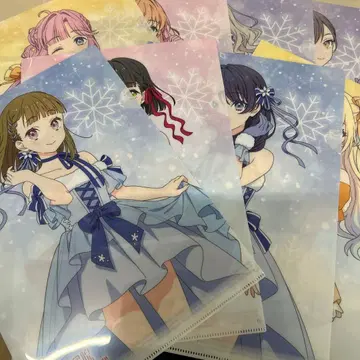 러브 라이브 A4 클리어 파일 전 8종 세트