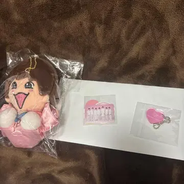 세트 판매 나니와단시 후지와라 죠이치로 봉제 인형 참 미니 스티커