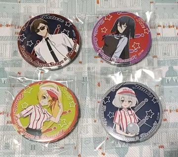 좀비랜드 사가 라운드원 콜라보 캔뱃지 4개 세트