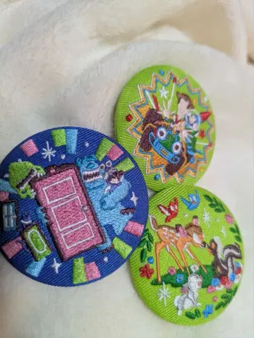 디즈니 자수 캔뱃지 2