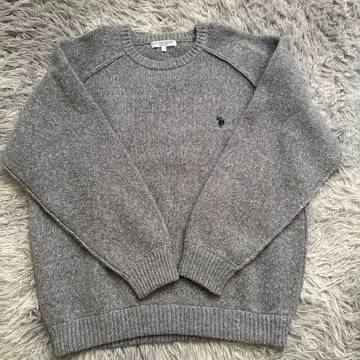 U.S. POLO ASSN. 스웨터 그레이 L 사이즈