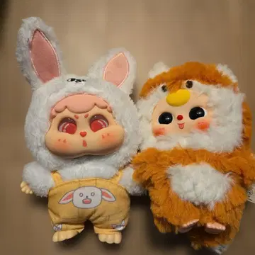 봉제 인형 2개 세트