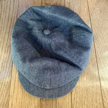 S1218.3 그레이 데님풍 헌팅 캡 M