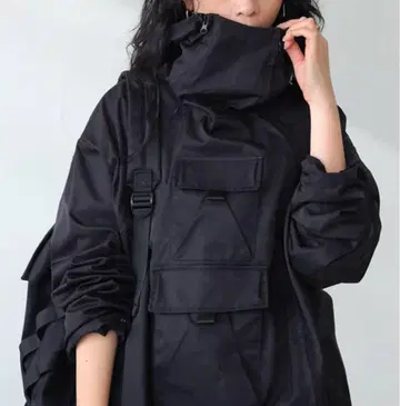 미사용 안티카 디자인 블루종 여성용 아우터 상의