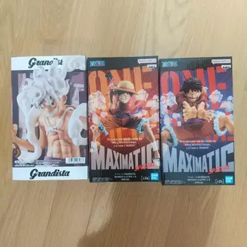 새상품 Grandista 몽키 D 루피 피규어 3개 세트