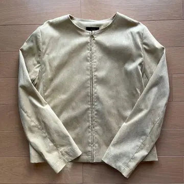 7-IDcomcept. 노카라 페이크 가죽 자켓 40