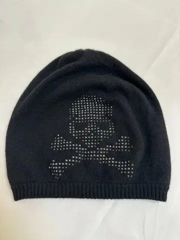 mastermind JAPAN 블랙 니트 모자 스컬 디자인