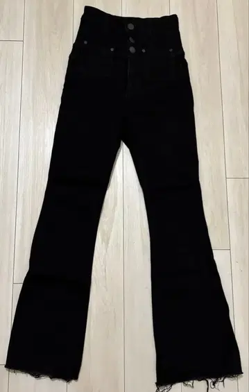 EMODA 하이웨스트 플레어 팬츠 사이즈 0