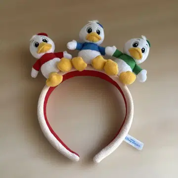 도널드 덕 삼형제 머리띠