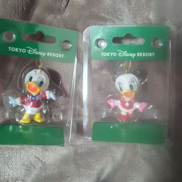 디즈니랜드 크리스마스 오너먼트 도날드 데이지