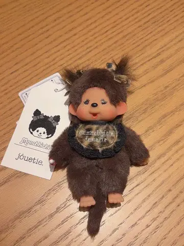 monchhichi x jouetie 레오파드 키체인 몽치치