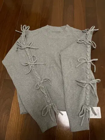 spick and span 리본 니트