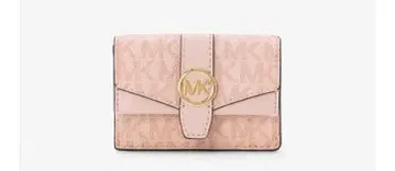 Michael Kors 핑크 3단 폴더형 지갑 미사용 새상품