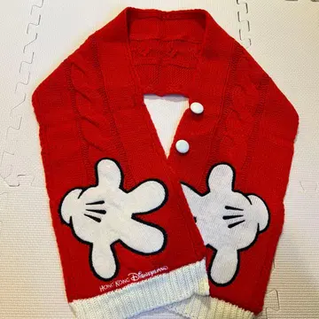 미사용 새상품 홍콩 디즈니랜드 미키 머플러