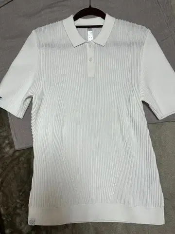 adidas 리브 화이트 반팔 피케 셔츠