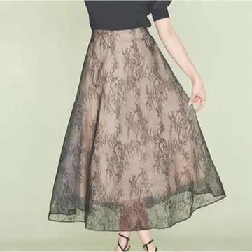 CELFORD 자수 샤샤 스커트