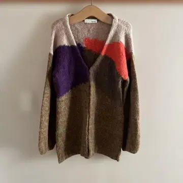 Lily Brown 멀티 컬러 니트 스웨터 원사이즈