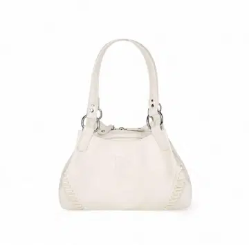 [ 미사용 새상품 ] as''on 화이트 핸드백 부속품 완비